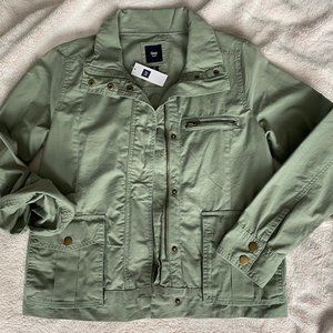 NWT GAP Sz. M Utility Jacket Green New with Tag
